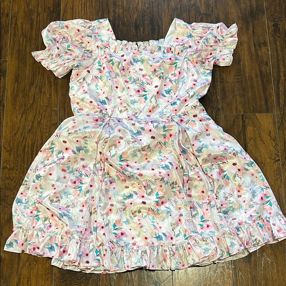 Ivy City Co Floral Pink Dress
